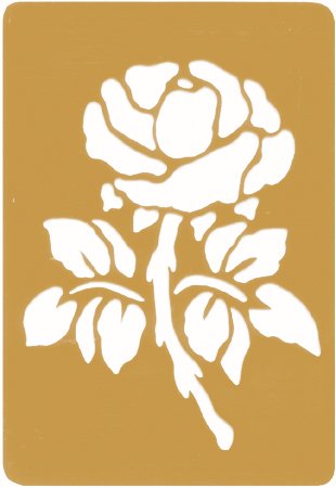 Brass Embossing Stencil 3.25