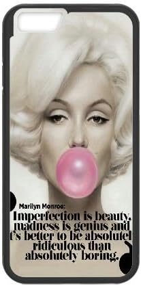 Marilyn Monroe Quote DIY Cell Phone Case for Iphone6 Plus 5.5",Marilyn Monroe Quote custom cell phone case