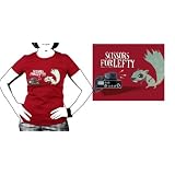 Buy Scissors For Lefty - SQUIRREL RADIO WoMens T-shirt, Chili Red by Scissors For Lefty