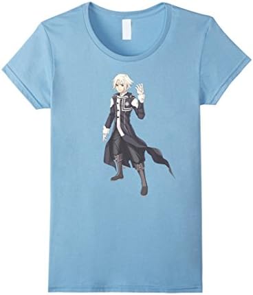 Women's Anime D Gray man T-Shirt Small Baby Blue