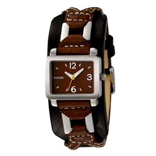 Fossil,Fossil Women's JR1034 Brown Leather Strap Brown Analog Dial Watch,Fossil,JR1034,FOSS:JR1034