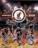Heat, Miami (2005) Autographed/Hand Signed 8x10 Photo By Eddie Jones, Rasual Butler, Shaquille O'Nea