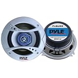 Pyle PLBW52 5.25-Inch 200 Watt Two-Way Speaker with Blue LED Light (Pair)