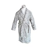 Light Pink Leopard Print Super Soft Ladies Bathrobe