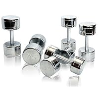 Cap Barbell Solid Chrome Single Dumbbell