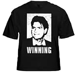 Official Charlie Sheen T-Shirt - Winning Photo Mens T-Shirt #5