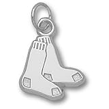 Boston Red Sox 1/2 Pair of Sox Charm - Sterling Silver Jewelry