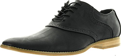 Bravo Mens Dress Shoes Bavis Fashion Oxford With A Plain Round Toe