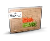 Fred & Friends THE OBSESSIVE CHEF Bamboo Cutting Board, 9-inch by 12-inch