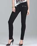 DKNY Jeans Pants, Skinny Leg Knit Exposed Zipper