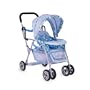 Toy Doll Caboose Tandem Stroller - Blue Dot