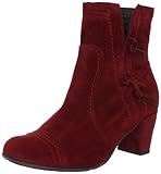 DKode HORNET FW1219357/002, Damen Fashion Halbstiefel & Stiefeletten, Rot (SUEDE DARK RED), EU 37