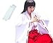 TOKYO-T Kikyo Cosplay Miko Costume Japanese Kimono Kikyou Red and White with Tabi Socks