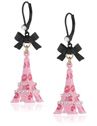 Betsey Johnson "Paris is Always a Good Idea" Eiffel Tower Drop Earrings