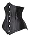 Camellias 26pc Double Steel Boned Dramatic Points Corset Waist Training Shaper