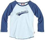 IMAGE OF City Threads Boys 2-7 Little Brother Raglan Tee, Baby Blue, 2T
