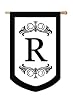 Monogram Regalia Regular Size Flag R Monogram Regalia Regular Size Flag R