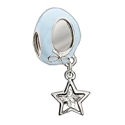 Authentic Chamilia Charm Baby Shoe Crystal 2083-0046 (RETIRED)