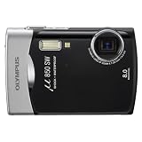 Olympus Mju 850SW Digital Camera - Midnight Black (8.0MP, 3x Digital Zoom), 2.5" LCD