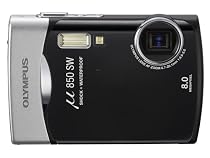 Olympus Mju 850SW Digital Camera - Midnight Black (8.0MP, 3x Digital Zoom), 2.5" LCD