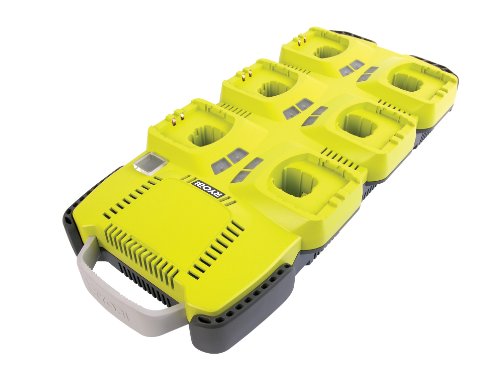  Ryobi BCS618 ONE+ 18V 6 Port Battery Maintenance System for Li-Ion and NiCad Batteries 