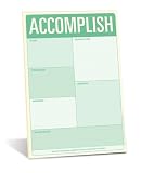 Knock Knock Classic Note Pad: Accomplish (Pack of 6)