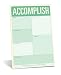 Knock Knock Classic Note Pad: Accomplish (Pack of 6)