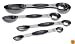 Progressive International Stainless-Steel Magnetic Measuring Spoons, Set of 5