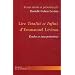 Lire Totalit� et Infini d'Emmanuel Levinas : Etudes et interpr�tations
