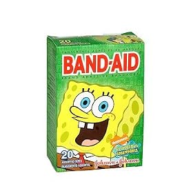 Band Aid Spongebob Squarepants 20 Assorted Sizes