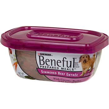 Beneful Prepared Meals Simmered Beef Entrée Dog Food, Case of 8