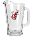 Miami Heat 60oz Glass Pitcher  (Primary Logo)