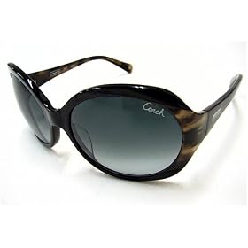 Click here to buy COACH - Ladies SUNGLASSES BLACK FRAME GRAY LENS.