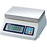 CAS SW-1-5 Food Service Scale, 5 x 0.002 lbs, Legal for Trade