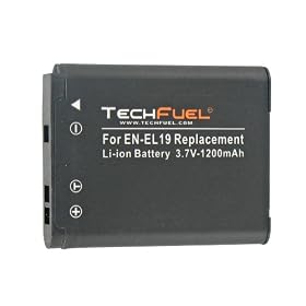 Nikon Coolpix S4300 Digital Camera Battery - Premium TechFuel EN-EL19 Battery