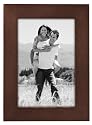 Malden Linear Wood 4-by-6-Inch Picture Frame, Walnut