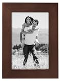 Linear Dark Walnut Picture Frame 4x6