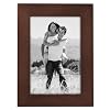 Malden Linear Wood 4-by-6-Inch Picture Frame, Walnut