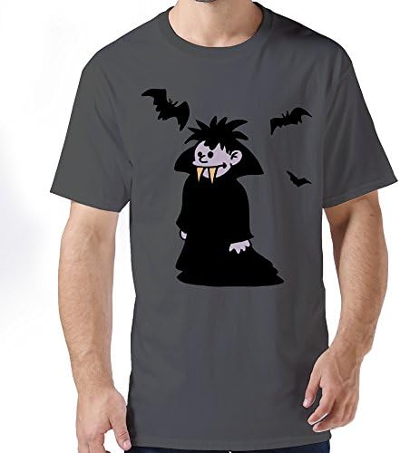 Sihan Vampire Kid Men's Geek Tees Size S DeepHeather