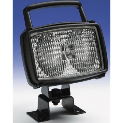 Rampage Products 5081017 Work Lamp, Twin Beam, Polymer housing Glass lens, Each, 6.40 x 8.30 x 3.75, Rectangle, H3 55W