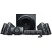 Logitech - Speaker System Z906 - Syst�me de haut-parleurs 5.1 - T�l�commande sans-fil  - Satellites avec attaches murales - Son surround avec st�r�o 3D - Subwoofer - 500 watts - Noir