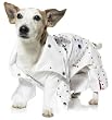 Elvis Jumpsuit Cute Dog Holiday Pet Costume (White-Large)