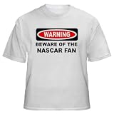 WARNING BEWARE OF THE NASCAR FAN Youth T-Shirt (for Kids) Various Colors Available
