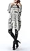 ellazhu Women Baggy Newspaper Print Knit Pullover Dress OneSize SZ25 Grey