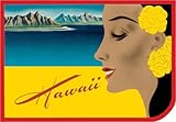 ハワイアンアート・プリミアムステッカー・ダイヤモンドヘッド