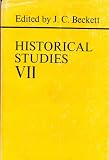 Historical studies: papers read before the Irish Conference of Historians. 7: [8th conference, Queen's University, Belfast, 24-27 May 1967]