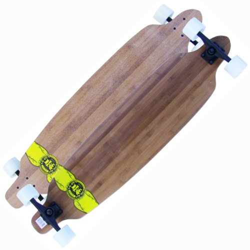 KROWN BAMBOO LONGBOARD Freestyle EXOTIC Skateboard 9.25