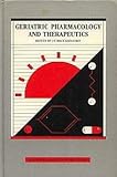 Geriatric pharmacology and therapeutics