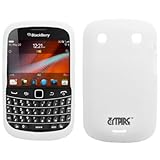 EMPIRE White Silicone Skin Case Cover for T-Mobile BlackBerry Bold 9900