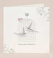 Bird Cage Wedding Card